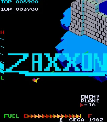 Zaxxon (set 1) screen shot title